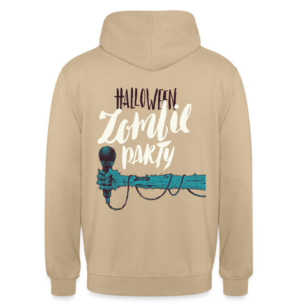 Halloween zombie party Unisex Hoodie - beige