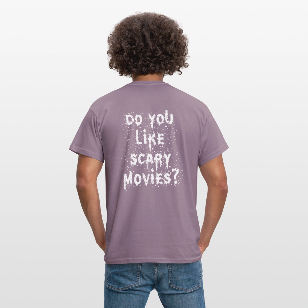 Scary movies Men's T-Shirt - purple-grey 