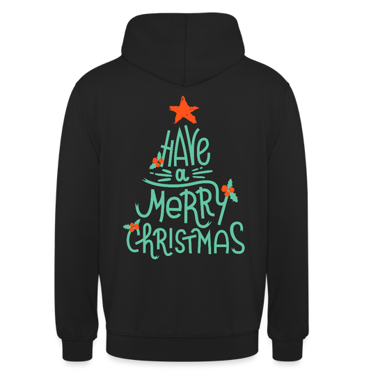 Merry christmas Unisex Hoodie - black