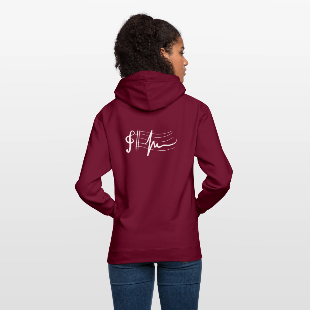 I love music Unisex Hoodie - bordeaux