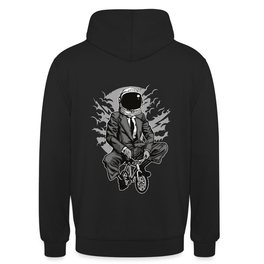 Bike to the moon Unisex Hoodie - black