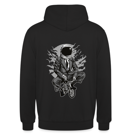 Bike to the moon Unisex Hoodie - black