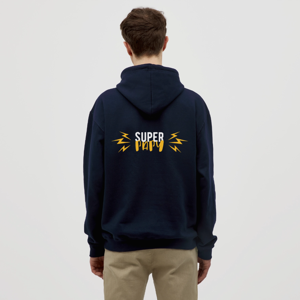 Super Papy 3 Unisex Hoodie - navy