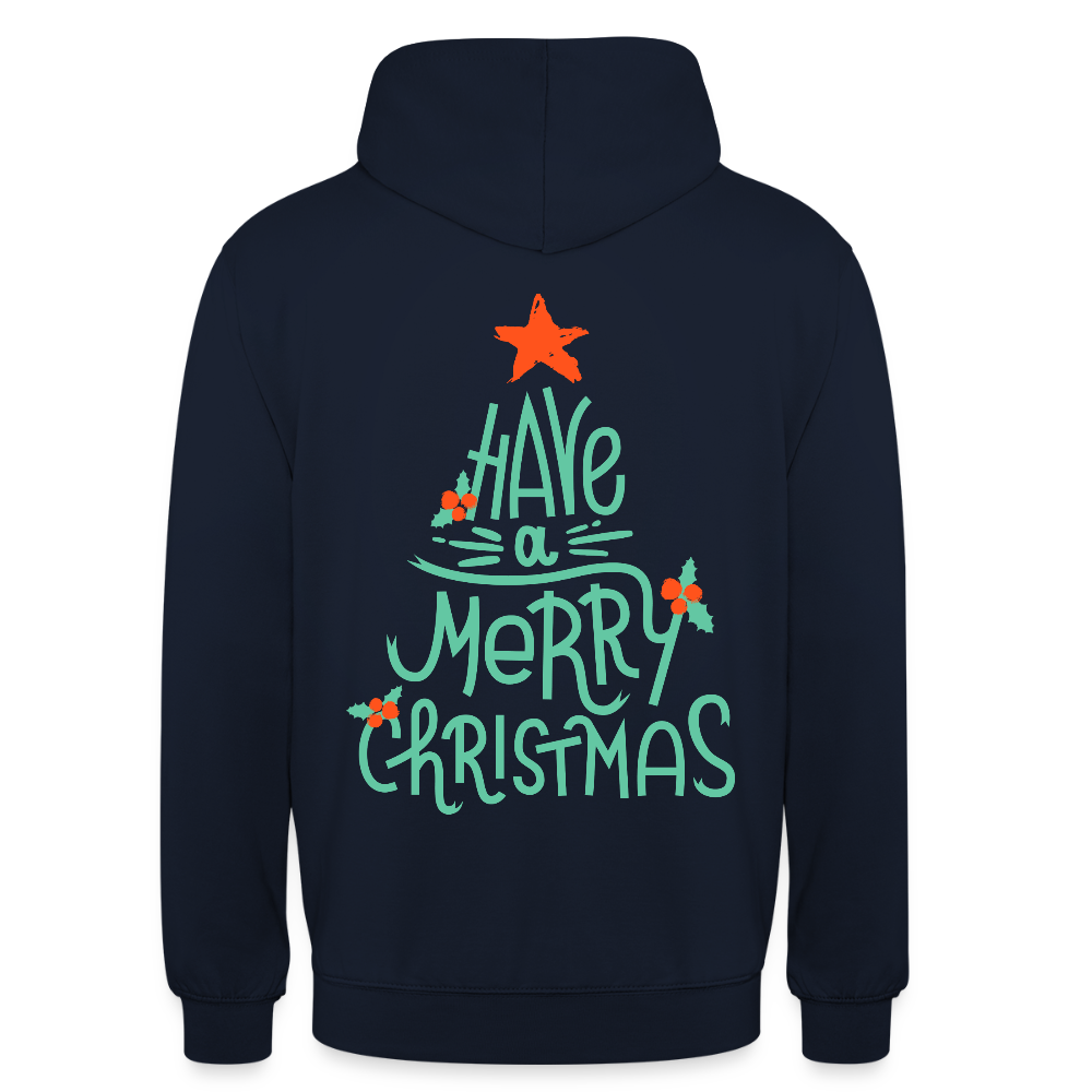 Merry christmas Unisex Hoodie - navy