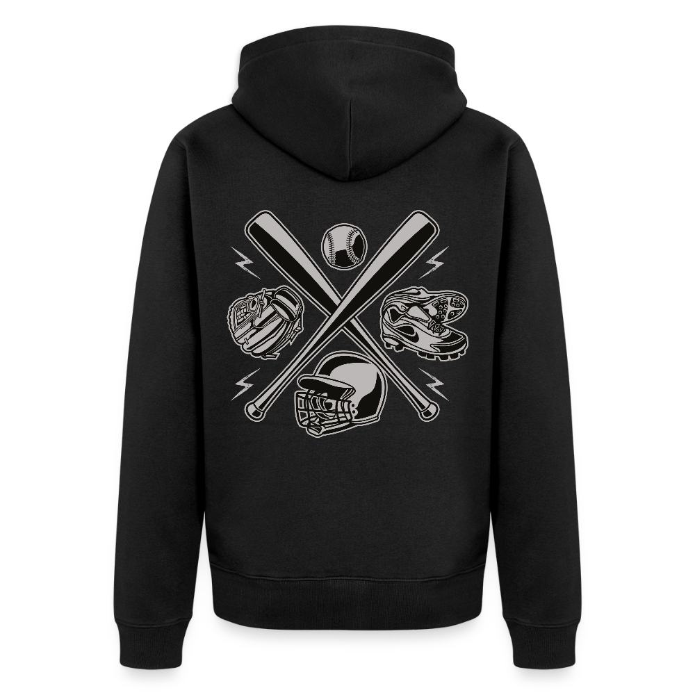 Champion Baseball Men's Premium Hooded Jacket - black