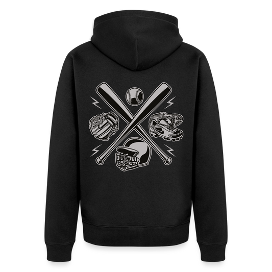 Champion Baseball Men's Premium Hooded Jacket - black