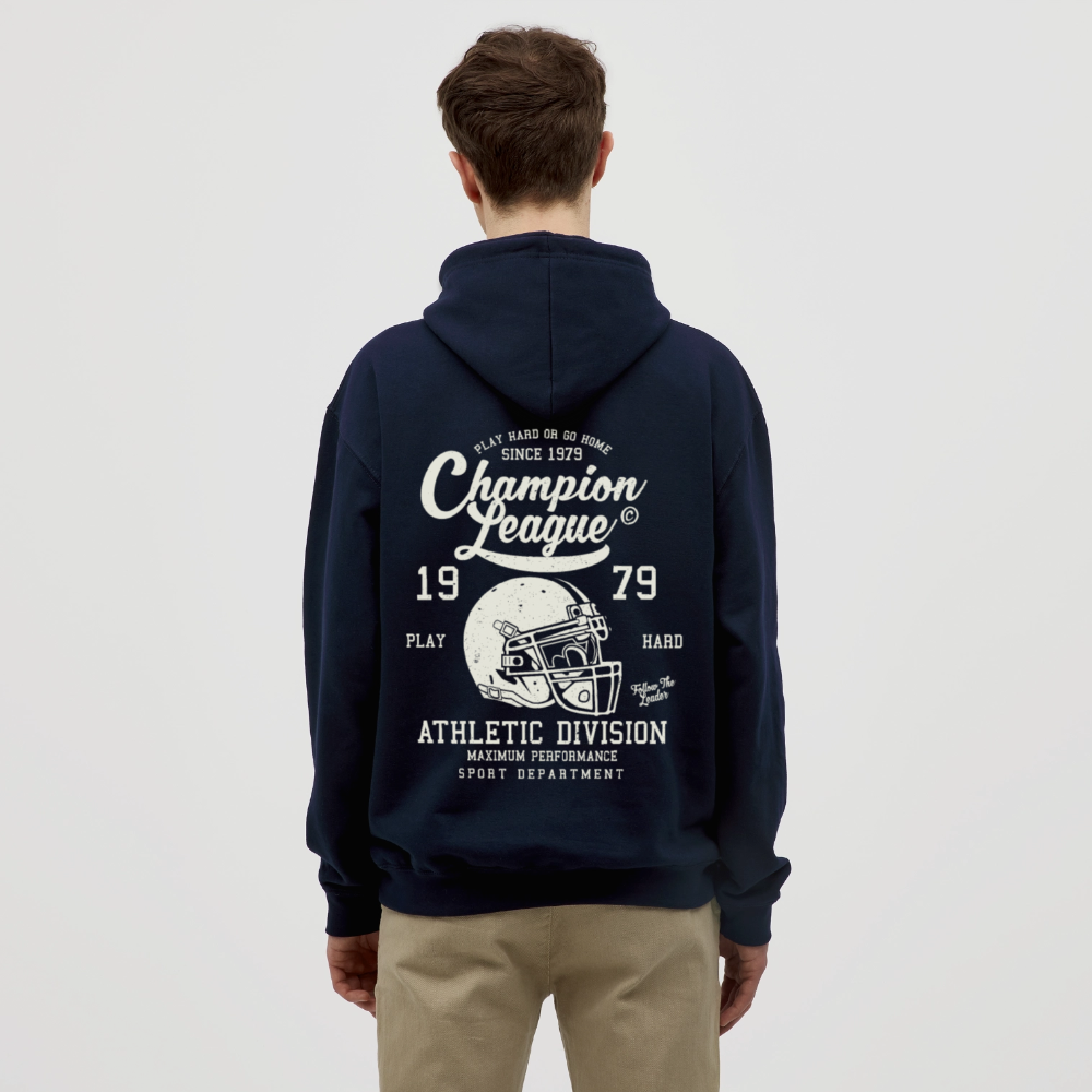 Champion League Unisex Hoodie - navy