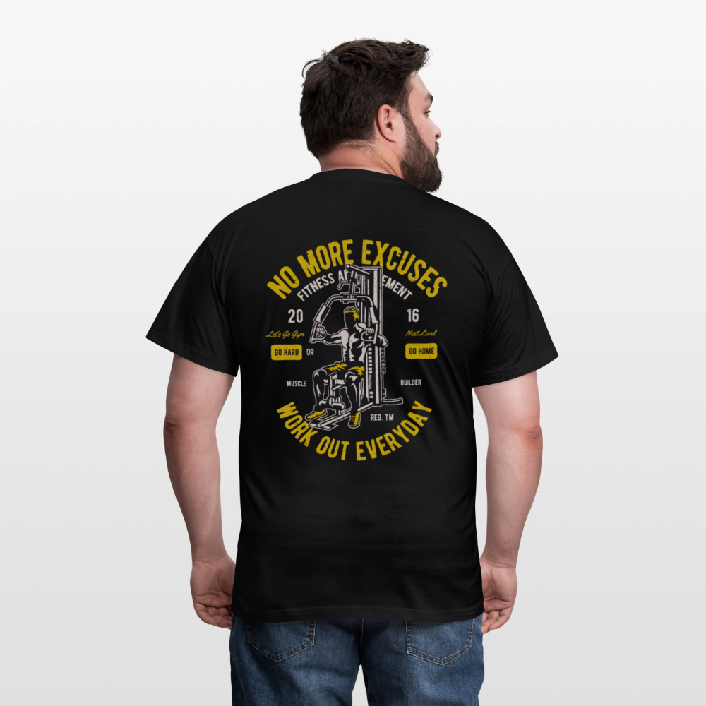 Work out everyday Men's T-Shirt - black