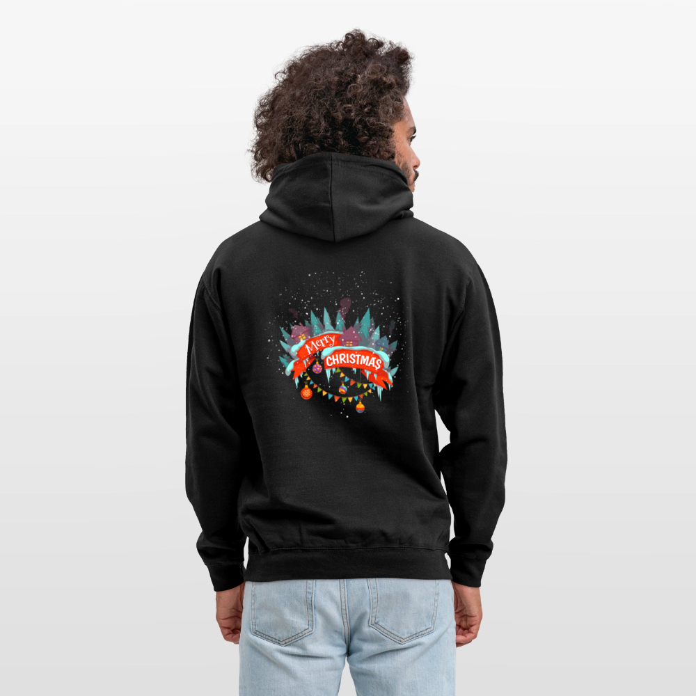 Merry Christmas Unisex Hoodie - black