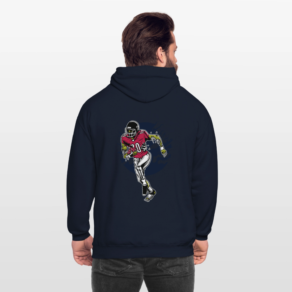 Zombie footballer Unisex Hoodie - navy