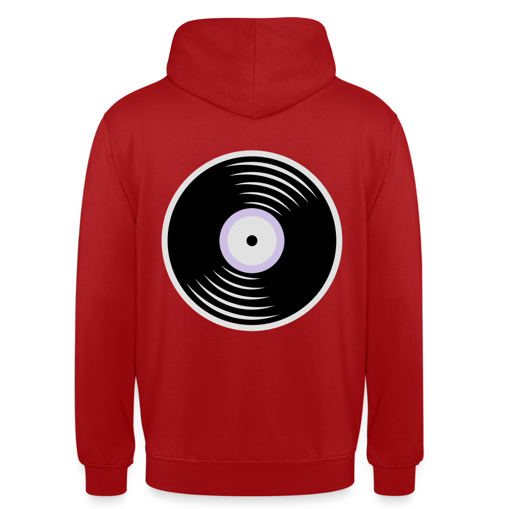 Vinyl Unisex Hoodie - red