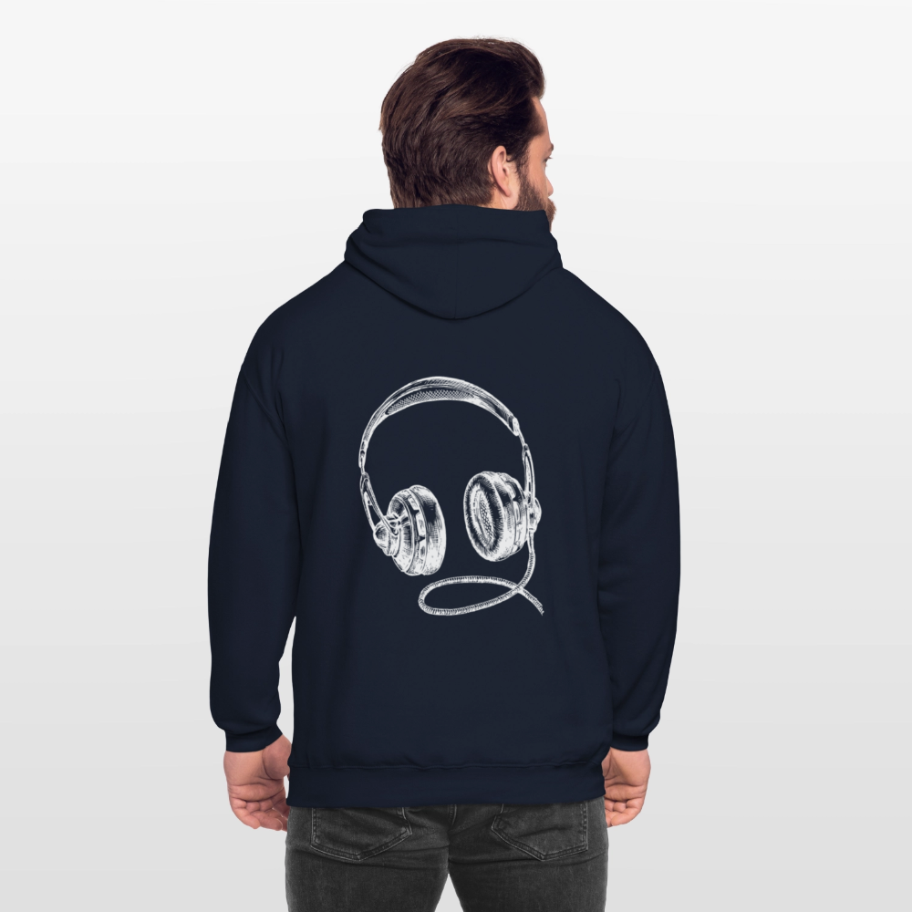 Headphones Unisex Hoodie - navy