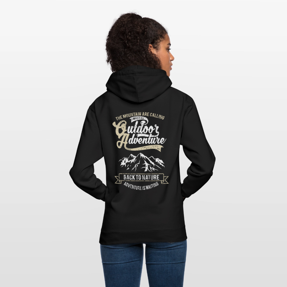 Outdoor Adventure Unisex Hoodie - black