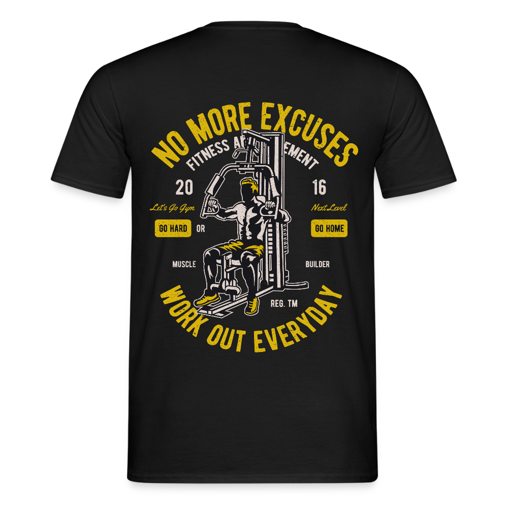 Work out everyday Men's T-Shirt - black