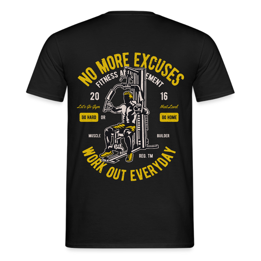 Work out everyday Men's T-Shirt - black