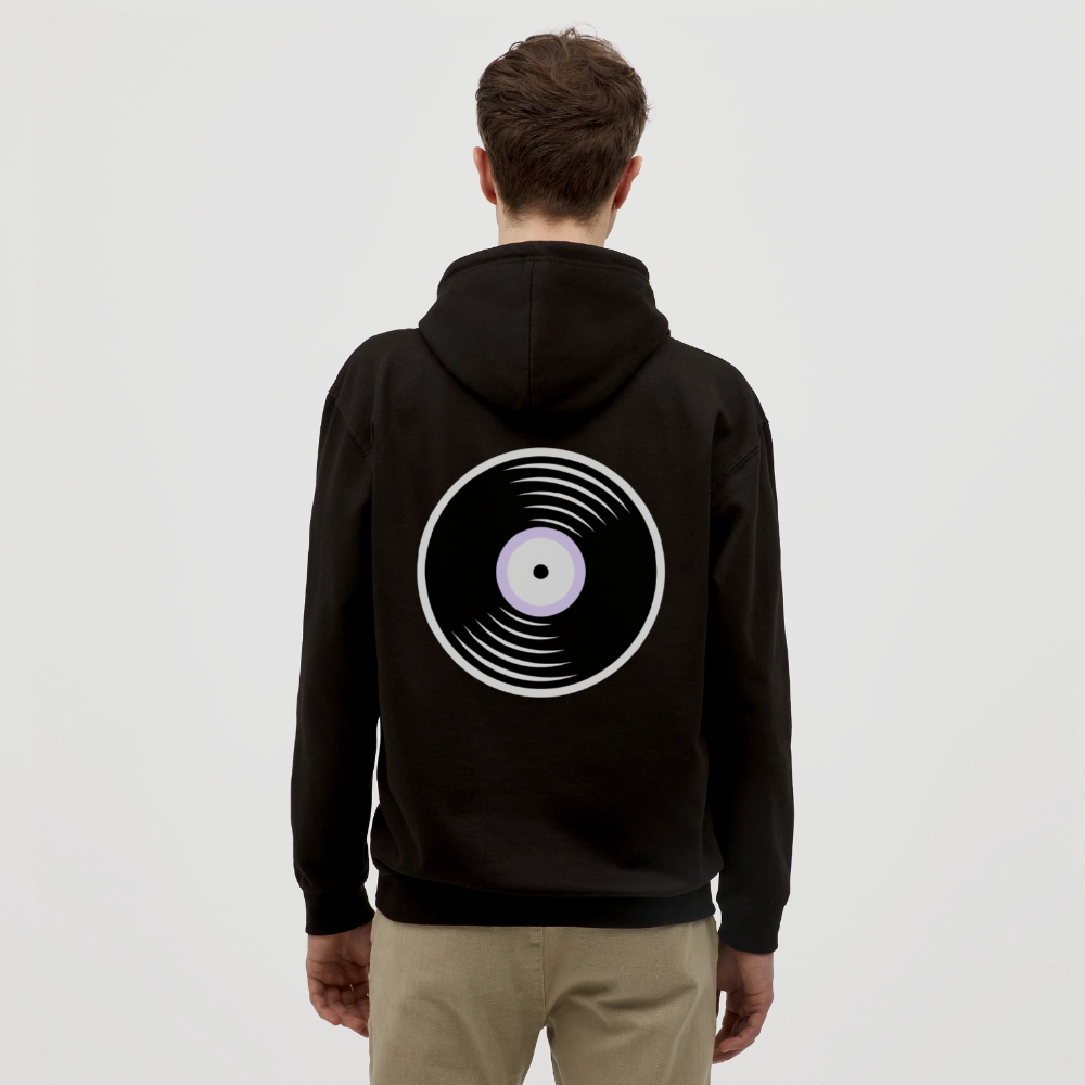 Vinyl Unisex Hoodie - black