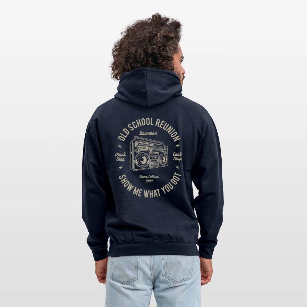 Old school reunion Unisex Hoodie - navy
