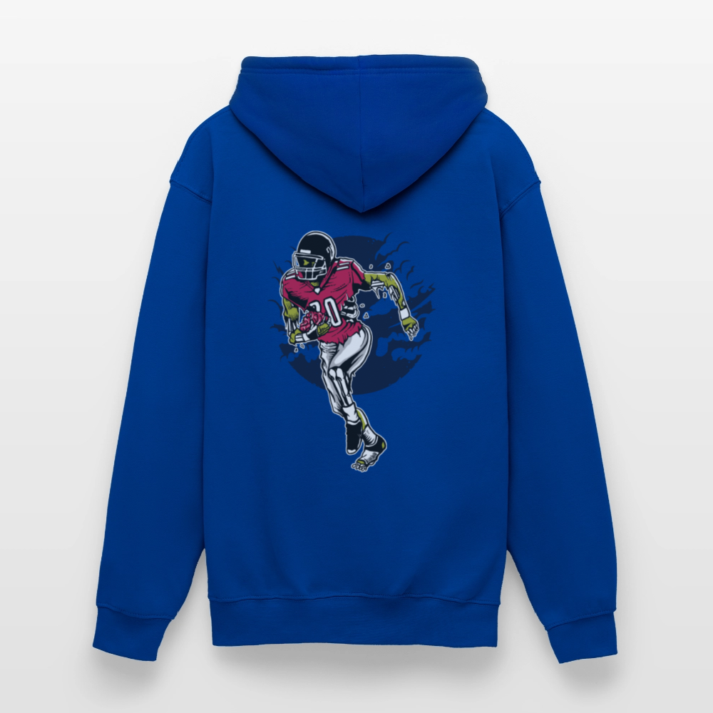 Zombie footballer Unisex Hoodie - bright royal