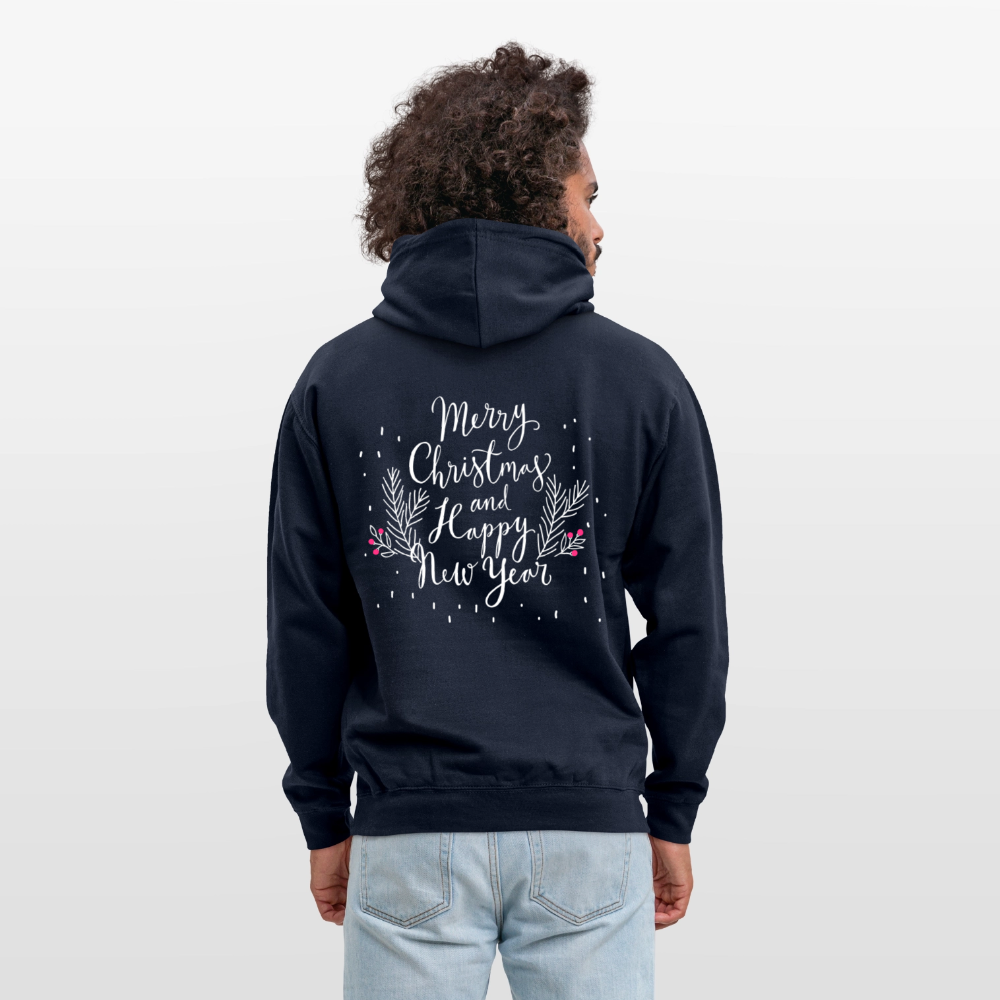 Merry Christmas Unisex Hoodie - navy