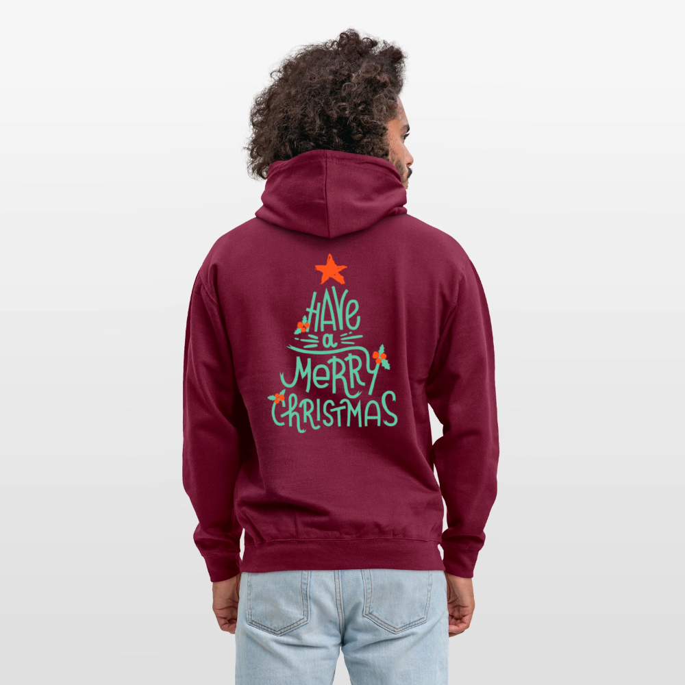 Merry christmas Unisex Hoodie - bordeaux