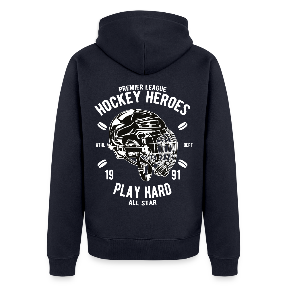 Hockey Heroes Men's Premium Hooded Jacket - navy