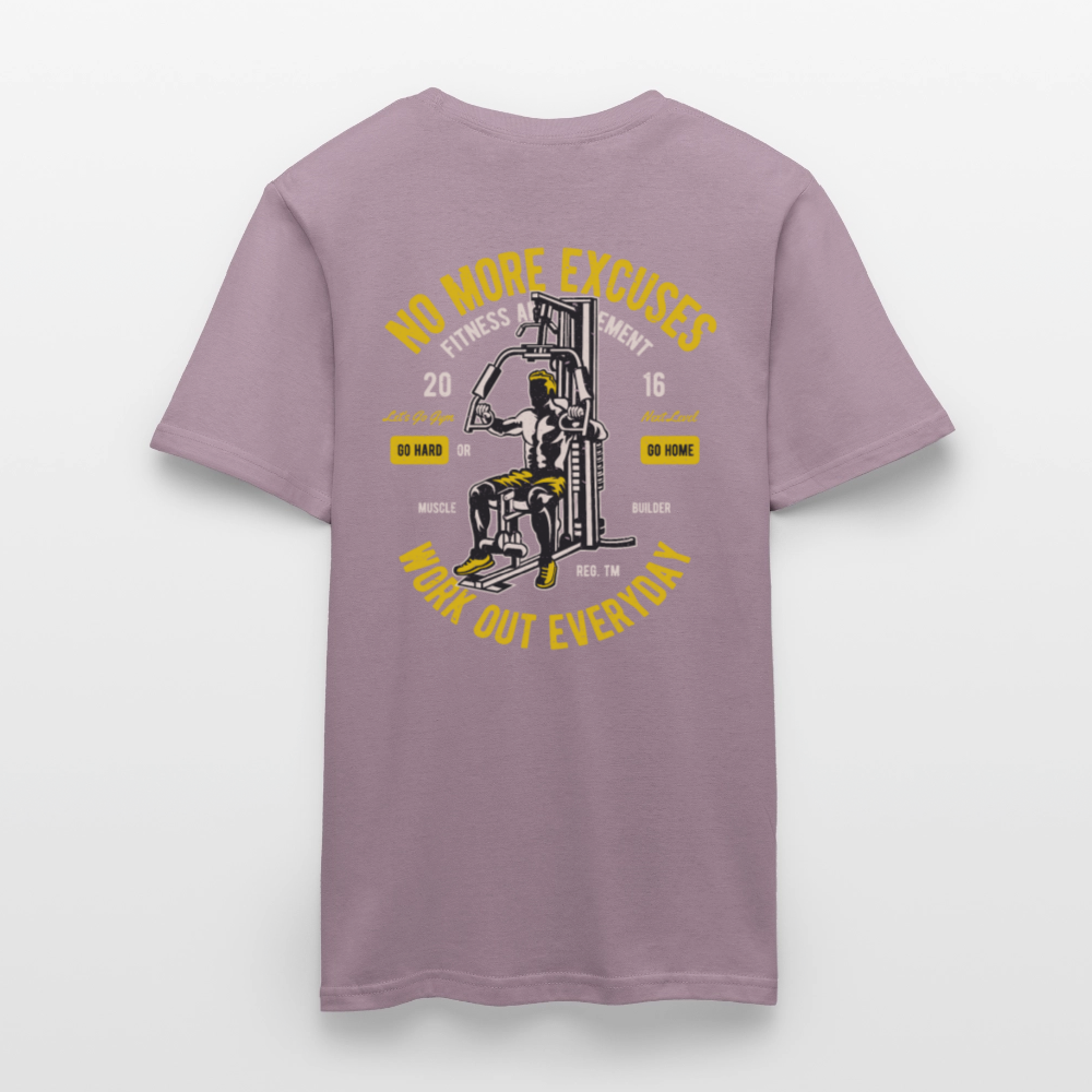 Work out everyday Men's T-Shirt - purple-grey 