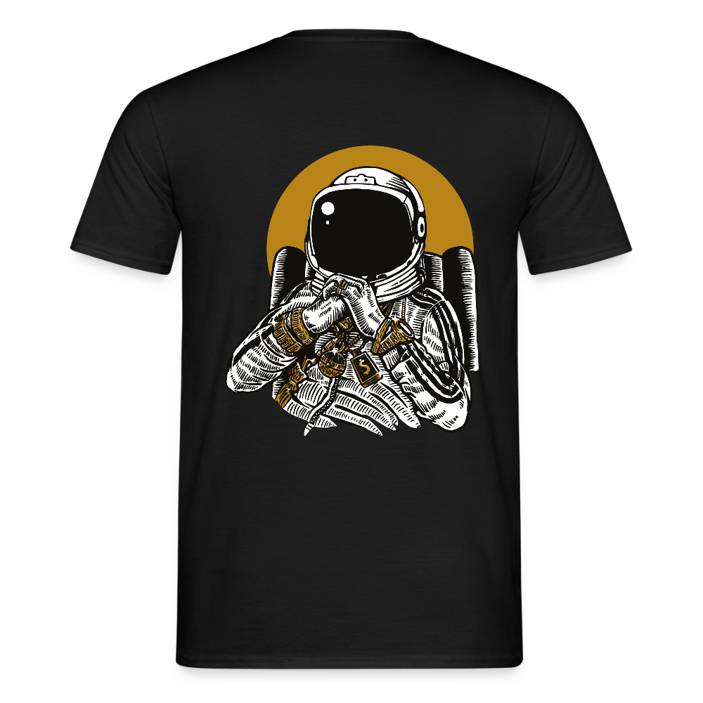 Space Dee Jay Men's T-Shirt - black