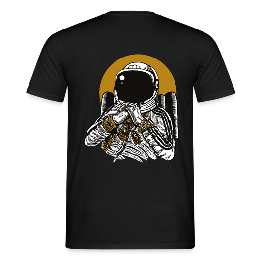 Space Dee Jay Men's T-Shirt - black