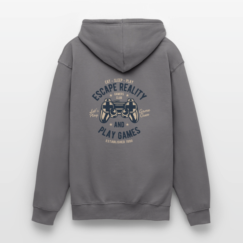 Escape Reality Unisex Hoodie - elephant grey