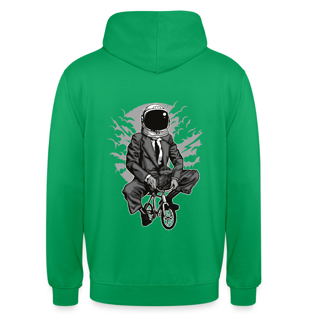 Bike to the moon Unisex Hoodie - kelly green