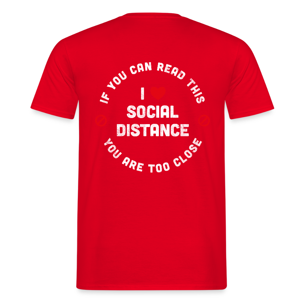 if you can read this Men's T-Shirt - red