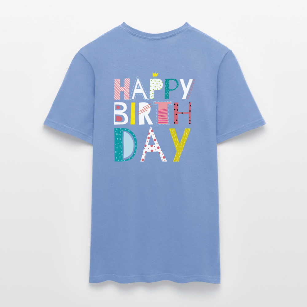 Happy birthday Men's T-Shirt - carolina blue