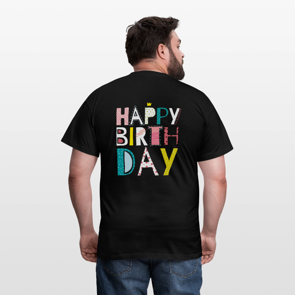 Happy birthday Men's T-Shirt - black