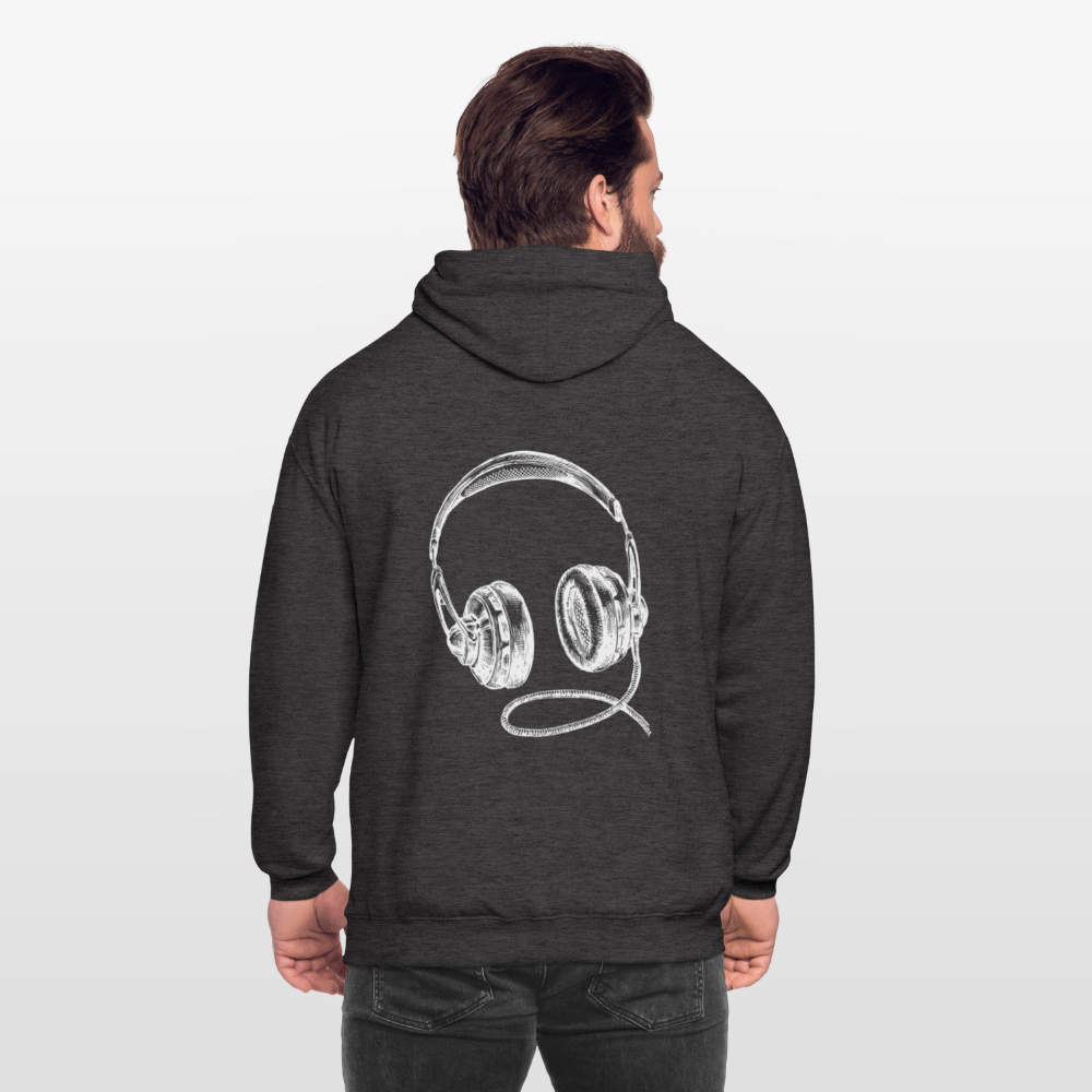 Headphones Unisex Hoodie - charcoal grey