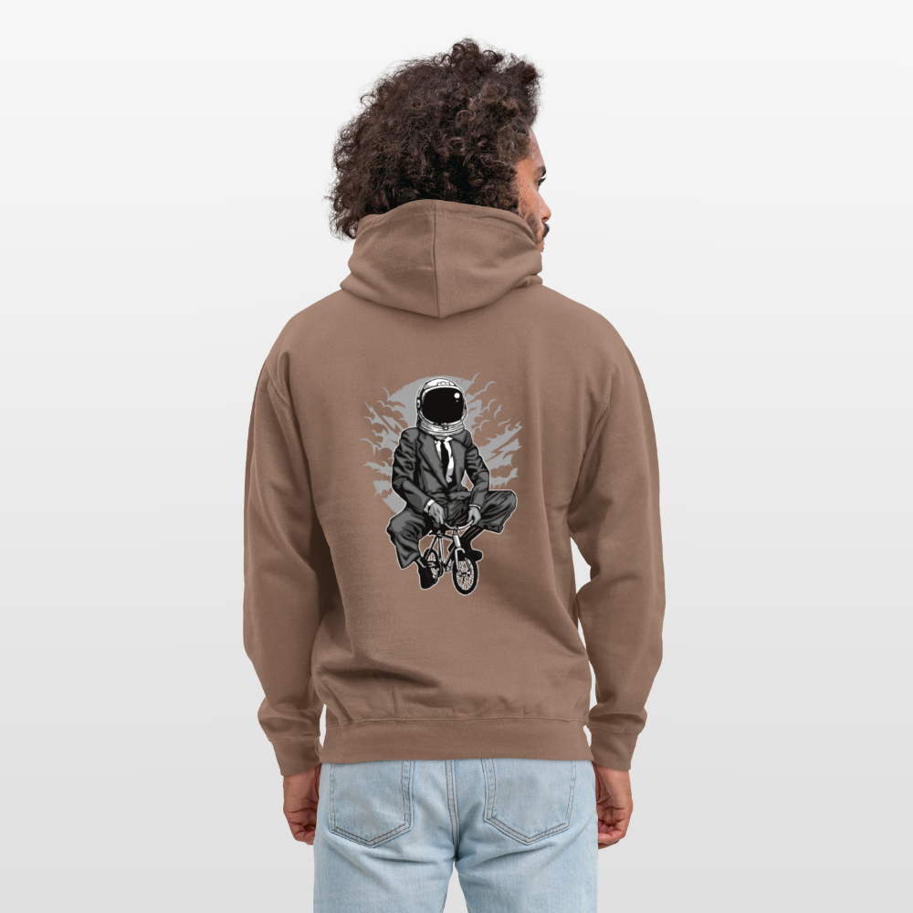 Bike to the moon Unisex Hoodie - mocha
