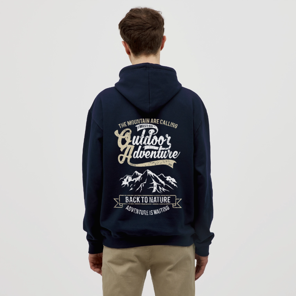 Outdoor Adventure Unisex Hoodie - navy
