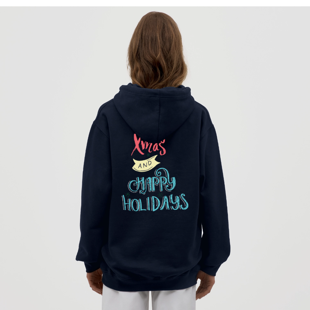 MerryChristmas Unisex Hoodie - navy