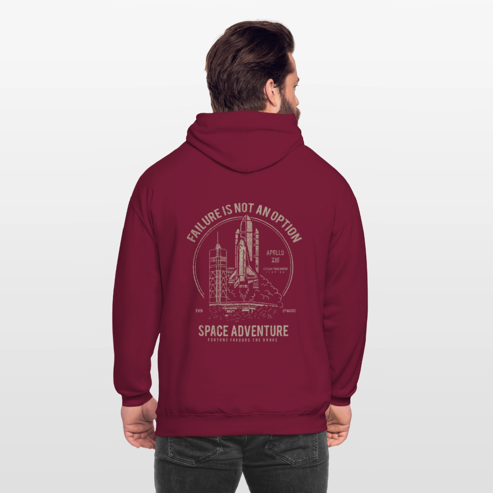 Space Adventure Unisex Hoodie - bordeaux