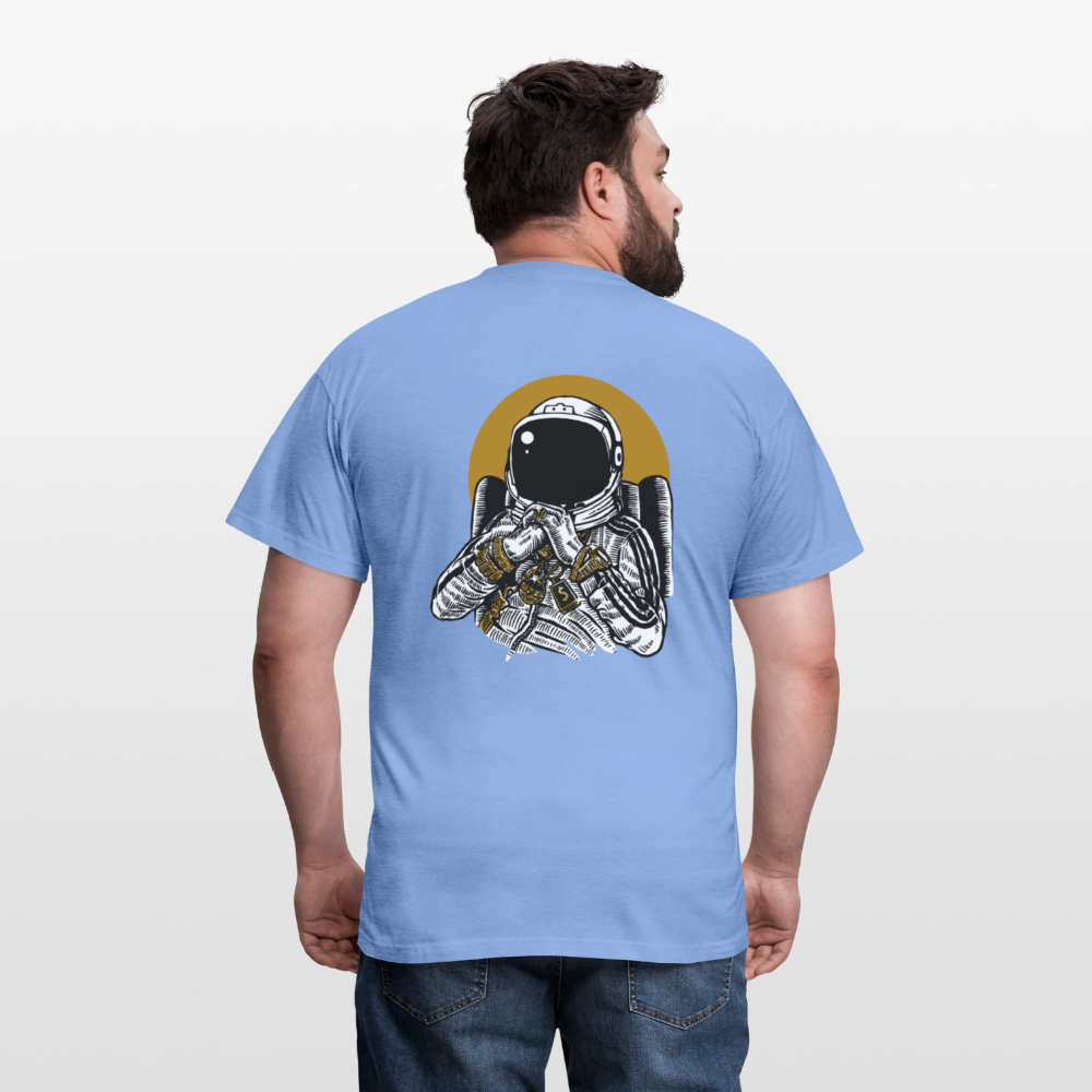 Space Dee Jay Men's T-Shirt - carolina blue