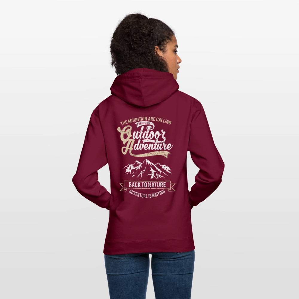 Outdoor Adventure Unisex Hoodie - bordeaux