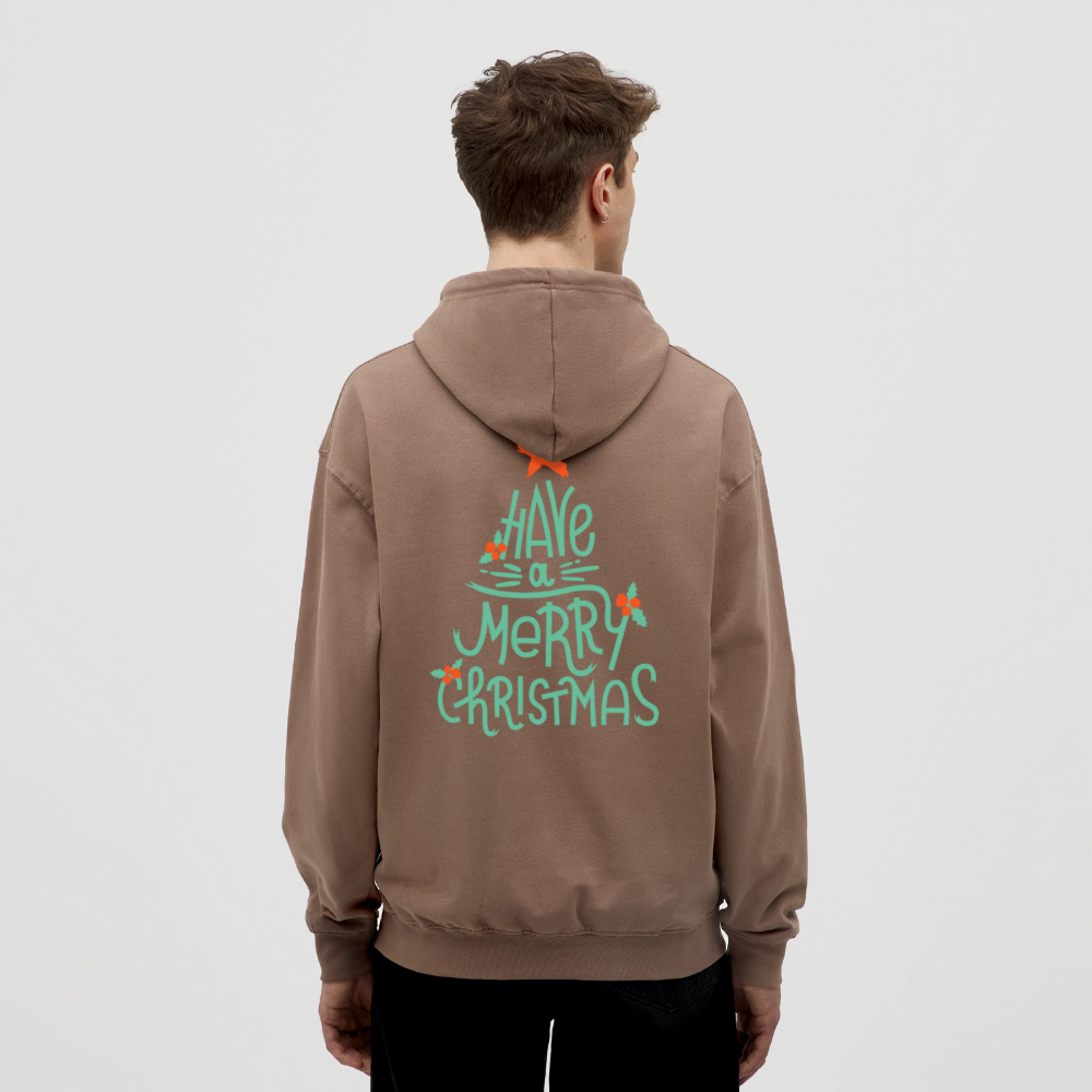 Merry christmas Unisex Hoodie - mocha