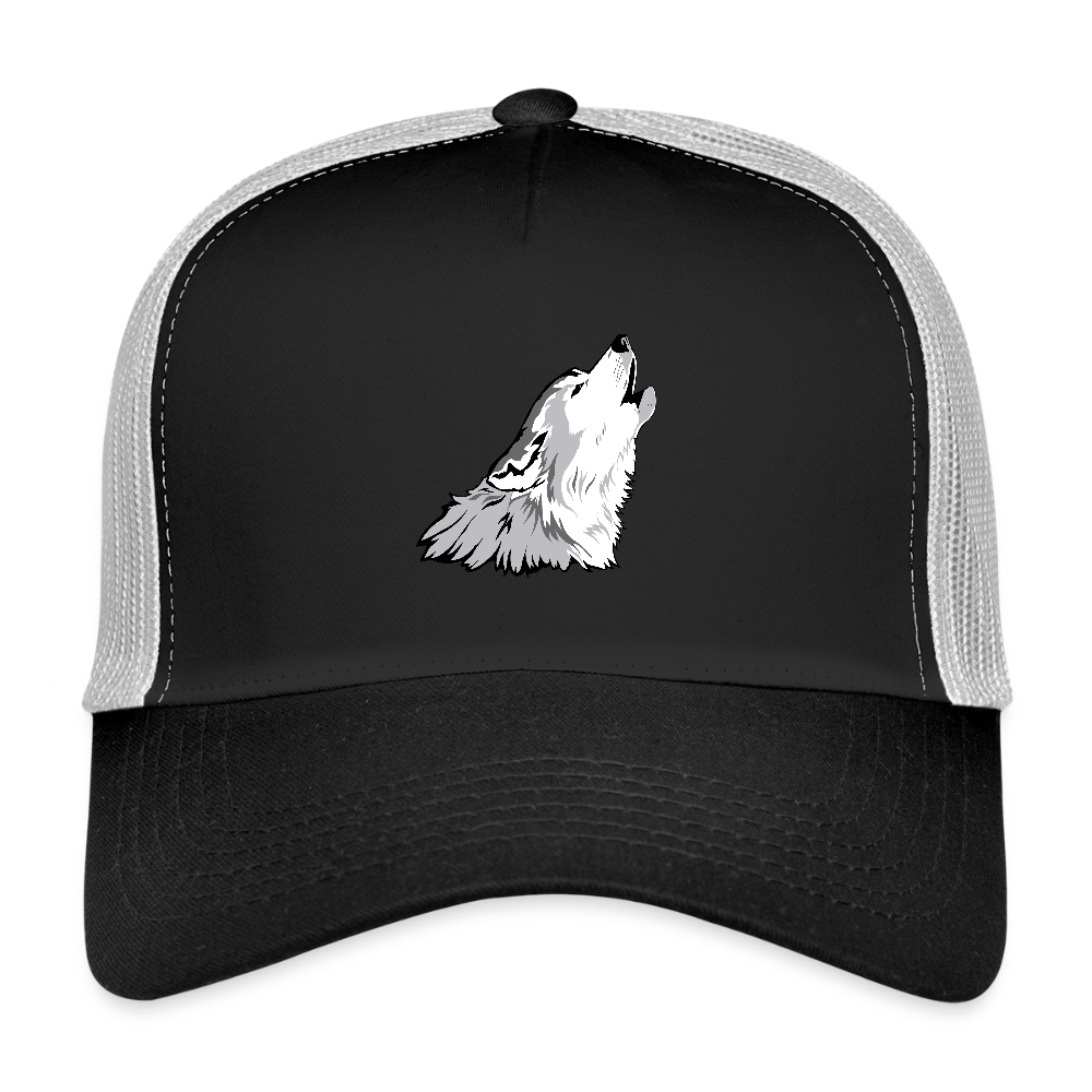 Wolf  Trucker Cap - black/stone grey