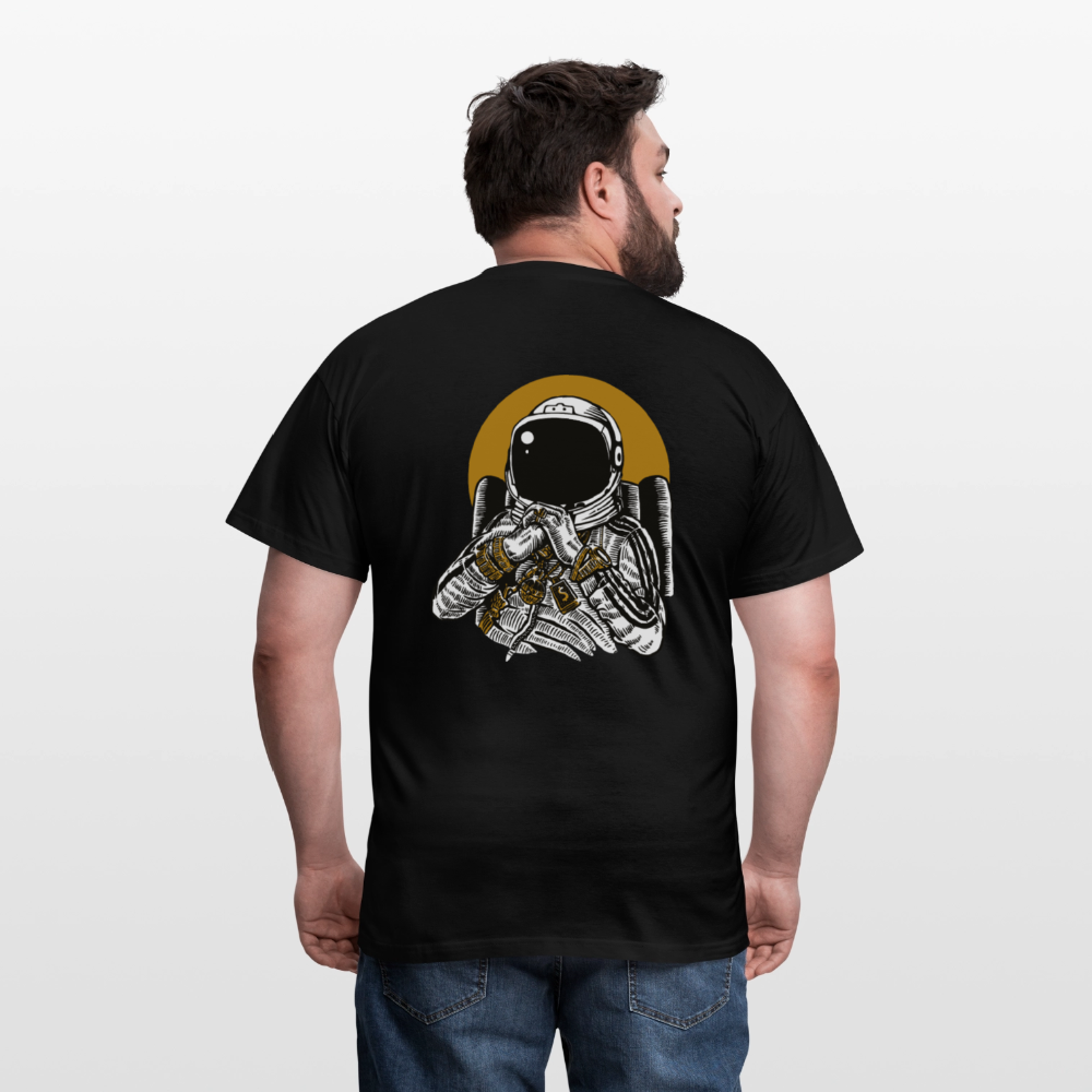 Space Dee Jay Men's T-Shirt - black