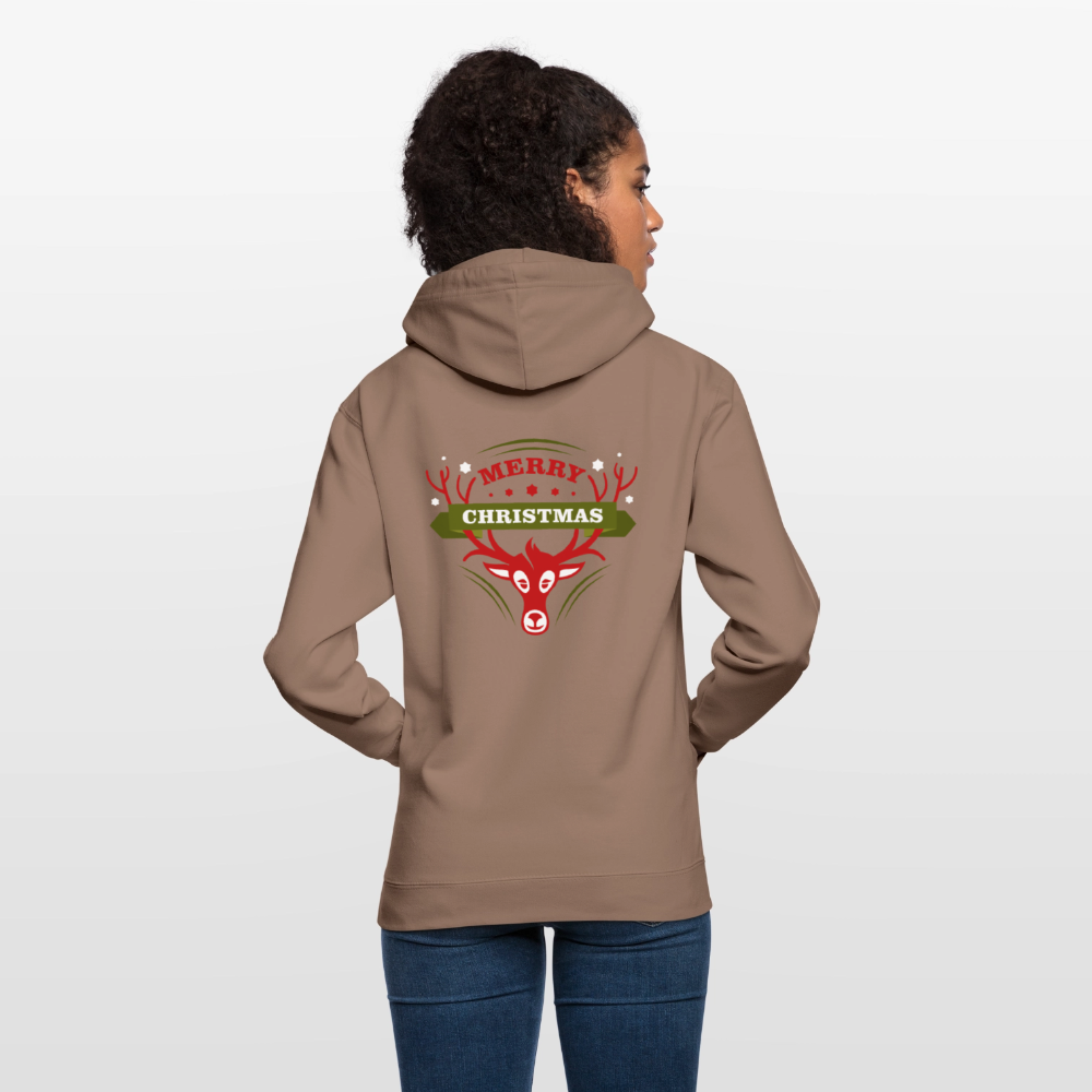 Merry Christmas Unisex Hoodie - mocha
