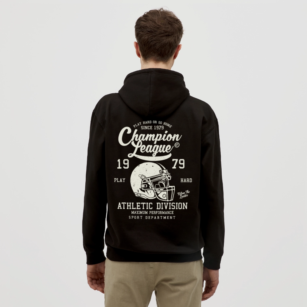 Champion League Unisex Hoodie - black