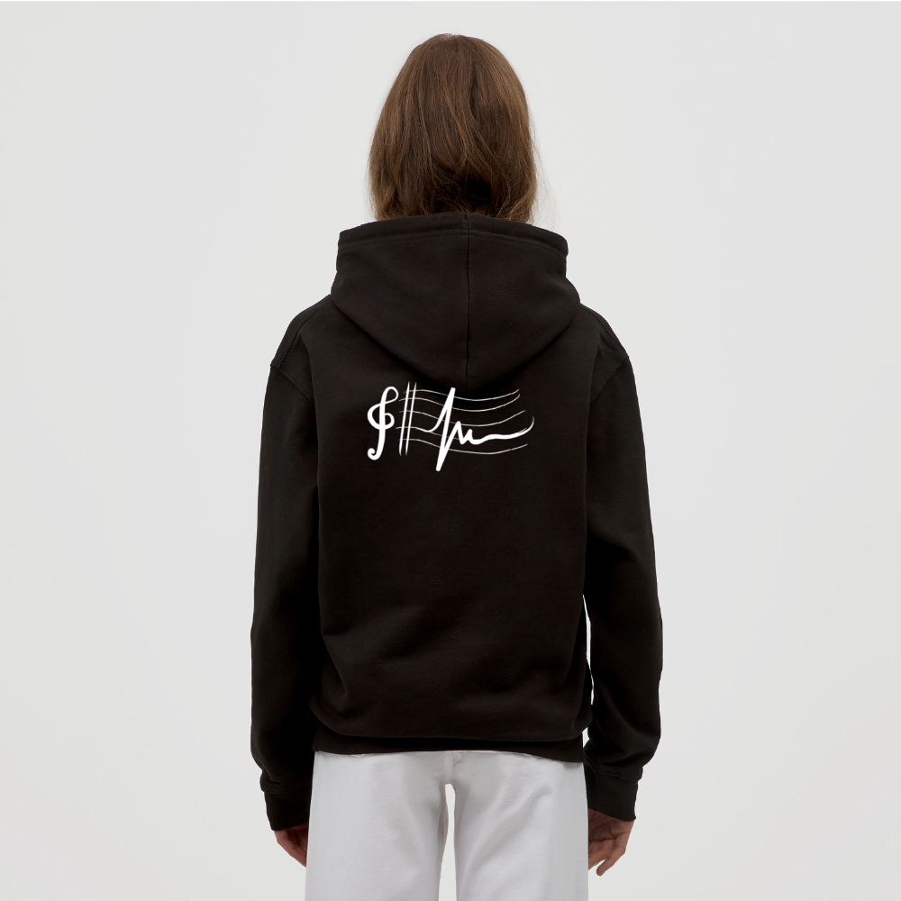 I love music Unisex Hoodie - black