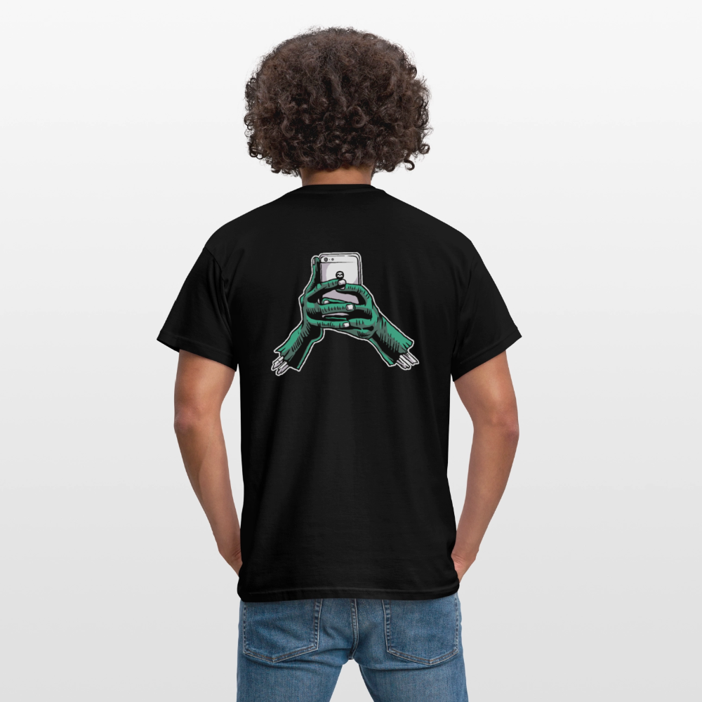 zombie phone Men's T-Shirt - black