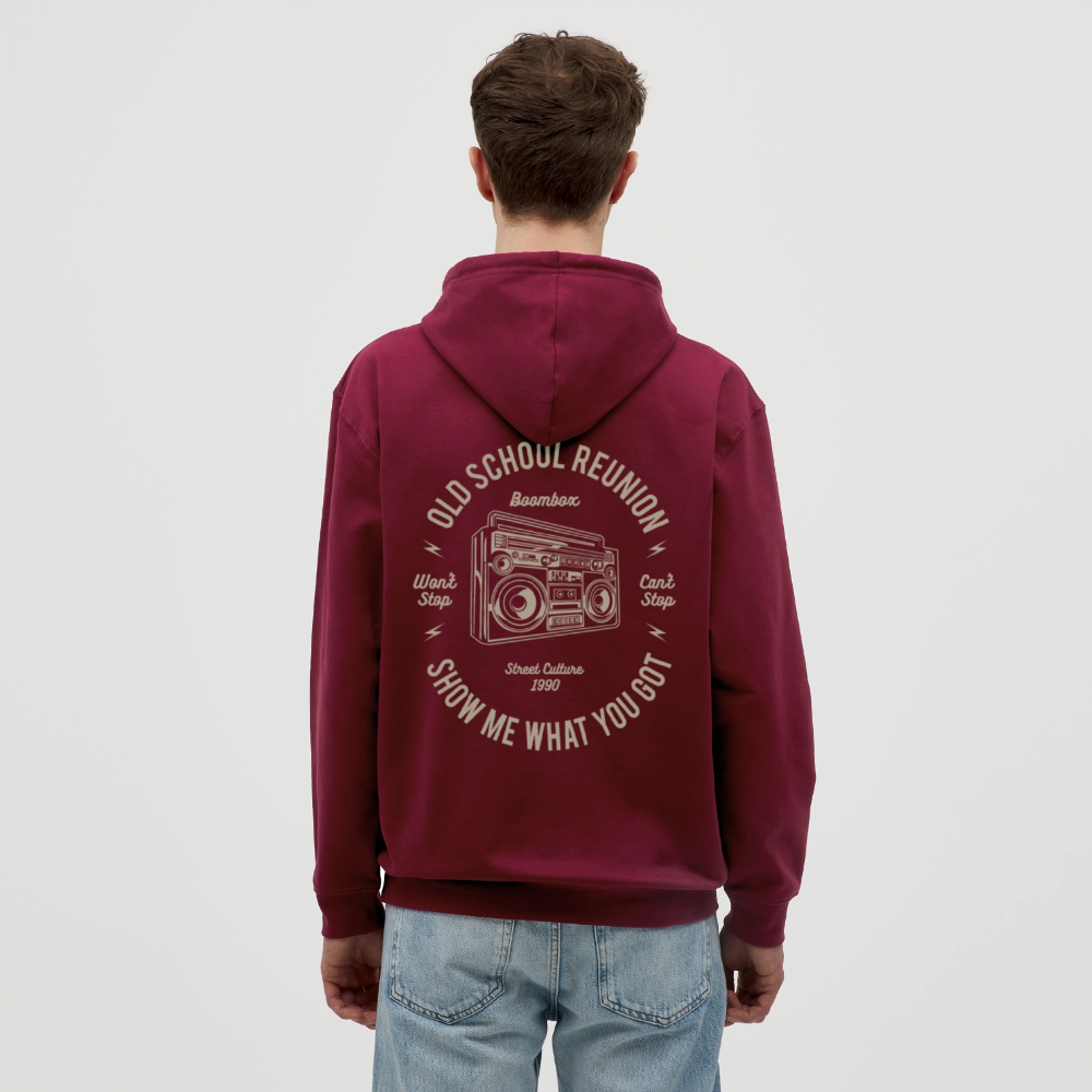 Old school reunion Unisex Hoodie - bordeaux