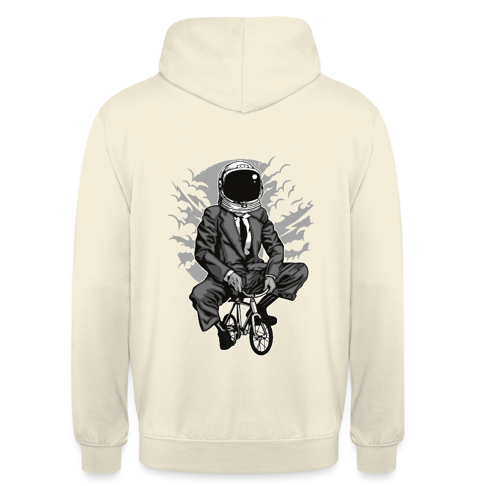 Bike to the moon Unisex Hoodie - vanilla