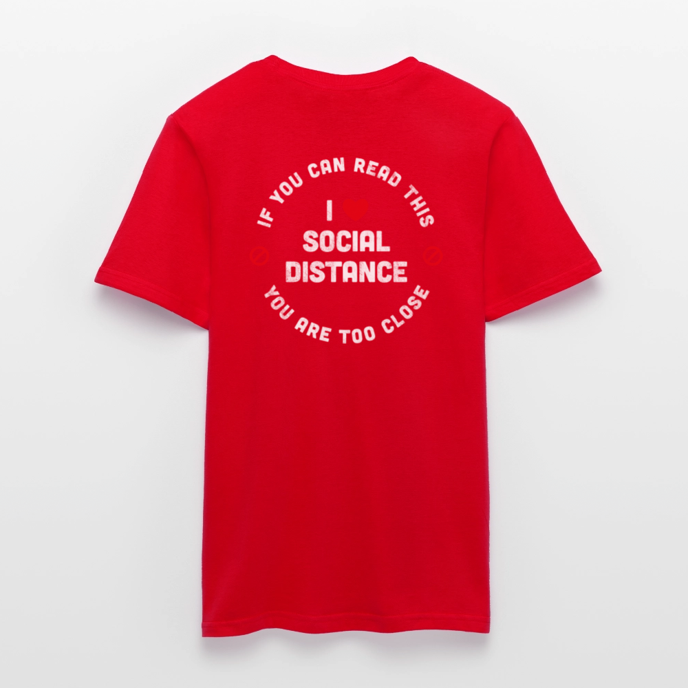 if you can read this Men's T-Shirt - red